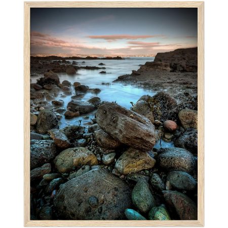 Shoalstone Beach, Brixham, Devon - Wooden Framed Print